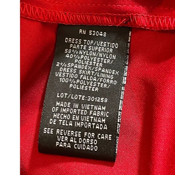 Night Way Collections Red Lace Maxi Dress - Picture 9 of 13